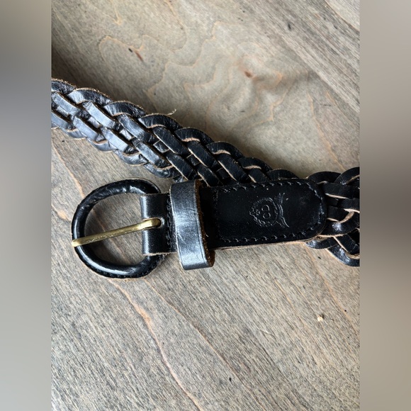Christian Dior Vintage Leather Braided Belt - Picture 3 of 5